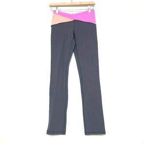 Ivivva Girls Yoga Pink/grey  Pants, size 12